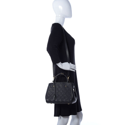 Louis Vuitton Empreinte Montaigne BB Black 2 of 10