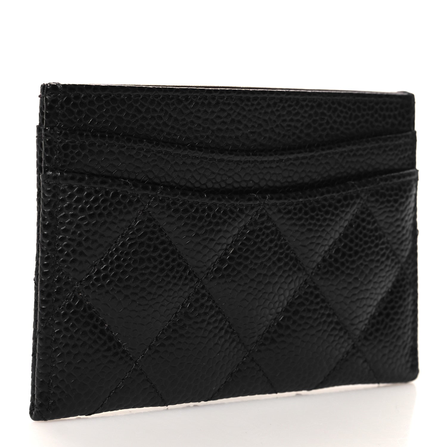 Chanel Caviar Quilted Card Holder Black 3 of 9