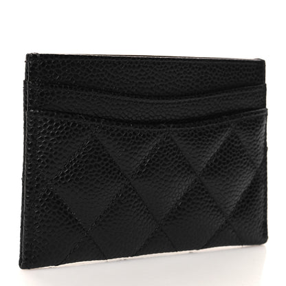 Chanel Caviar Quilted Card Holder Black 3 of 9