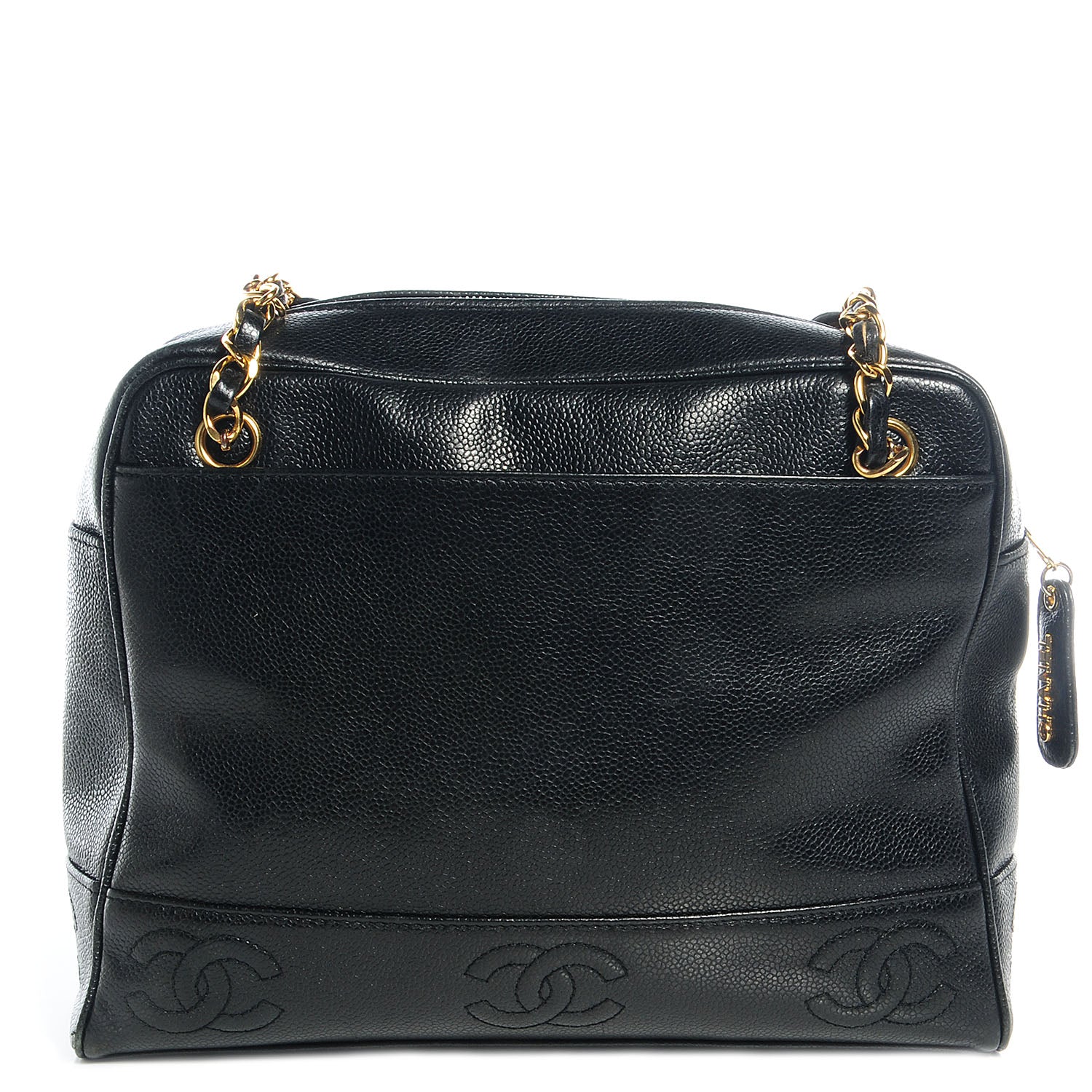 Chanel Caviar CC Shoulder Bag Black 1 of 7