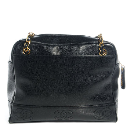 Chanel Caviar CC Shoulder Bag Black 1 of 7