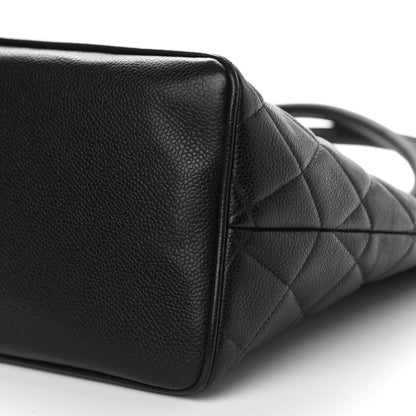 Chanel Caviar Quilted Medallion Tote Black 10 of 11