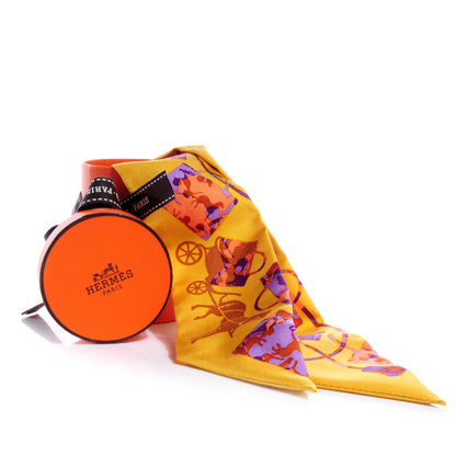 Hermes Silk Kelly En Caleche Twilly 5 of 5