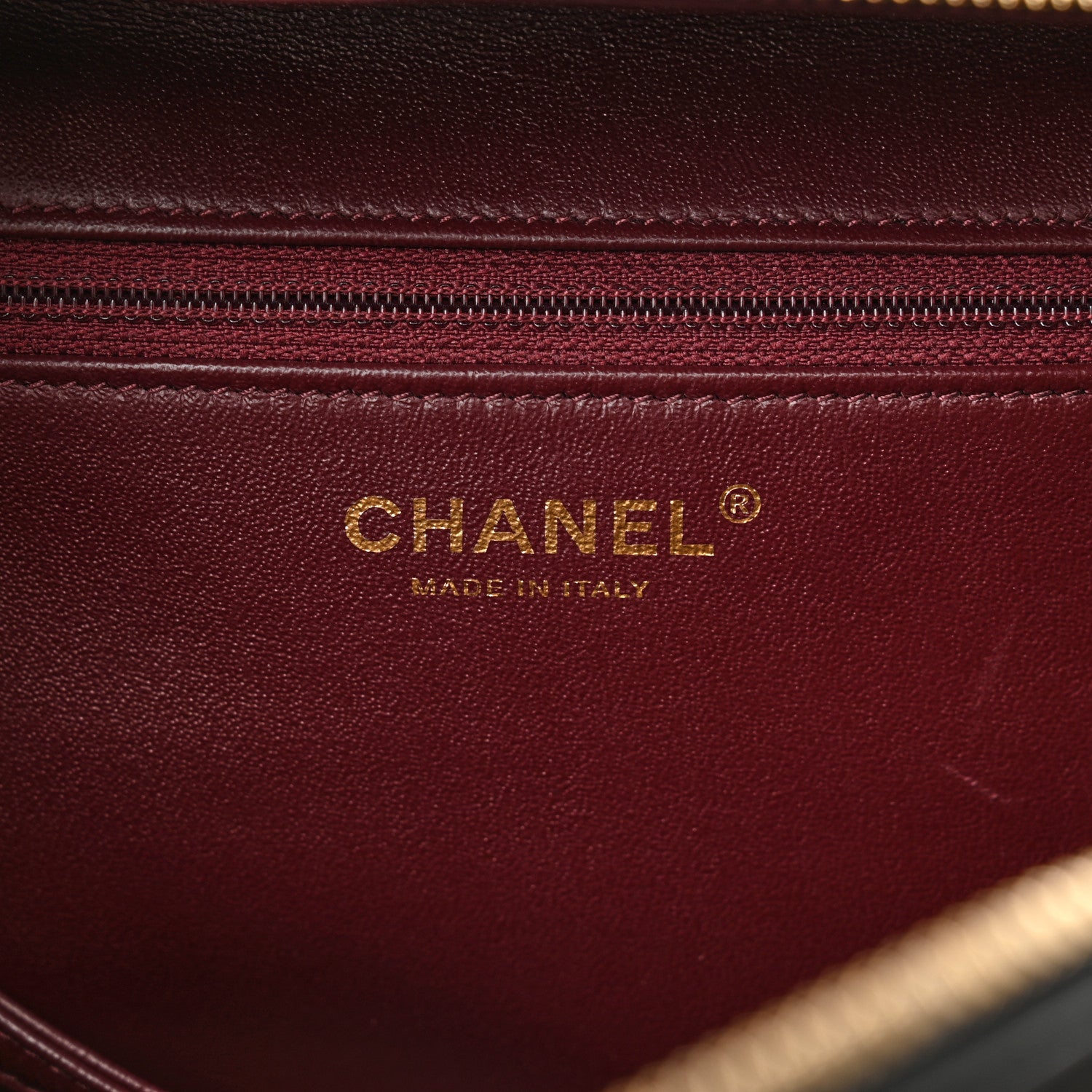 Chanel Lambskin Quilted Medium Trendy CC Bowling Bag Black 7 of 12