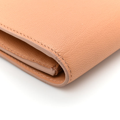 Saint Laurent Calfskin Large Belle De Jour Clutch Beige 16 of 16
