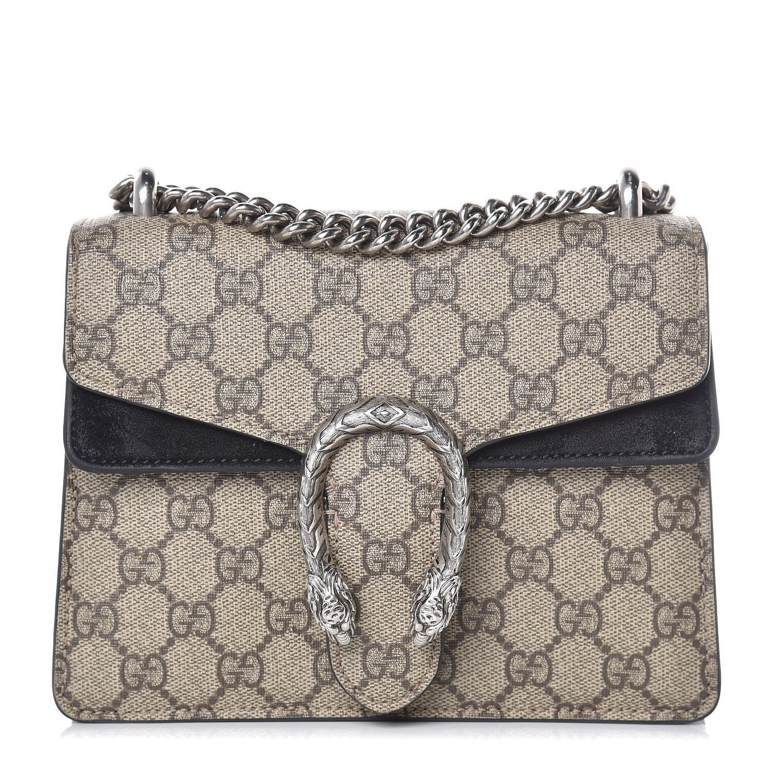 Gucci GG Supreme Monogram Mini Dionysus Shoulder Bag Black 1 of 14