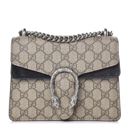 Gucci GG Supreme Monogram Mini Dionysus Shoulder Bag Black 1 of 14