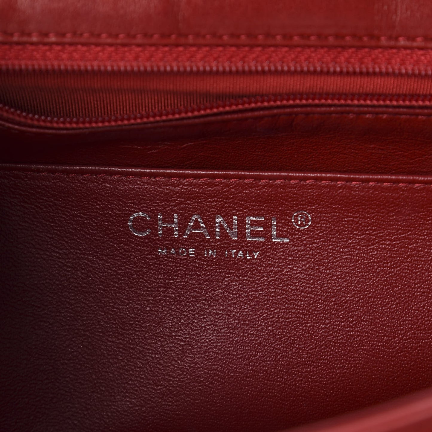 Lambskin Quilted Jumbo Single Flap Red
