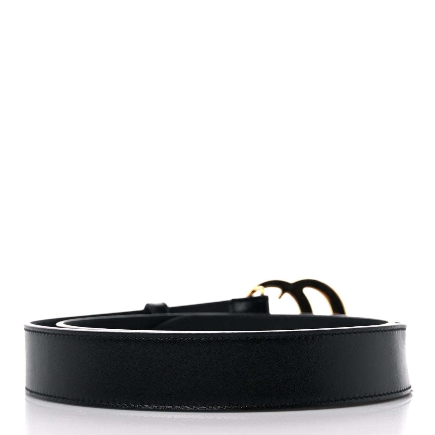 Plutone Calfskin Double G 30mm Belt 90 36 Black