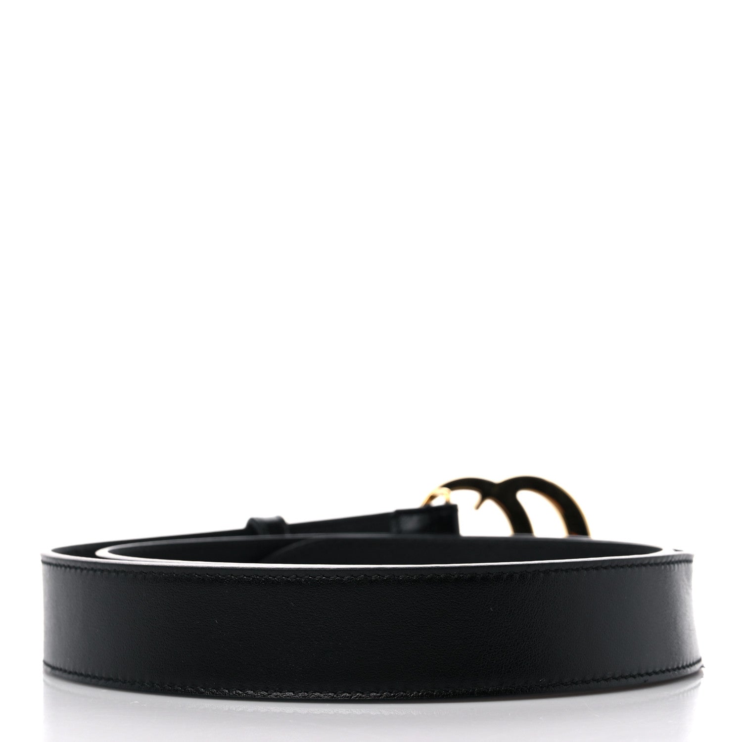 Gucci Plutone Calfskin Double G 30mm Belt 90 36 Black 2 of 7