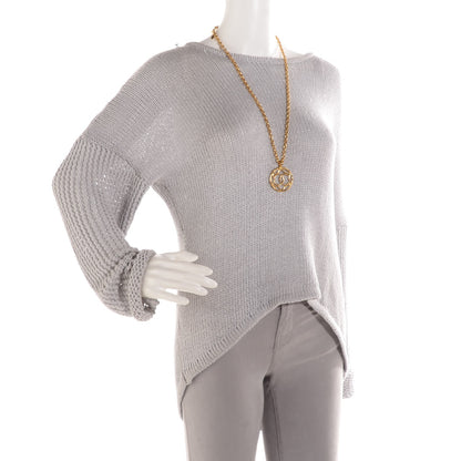 Chanel CC Pendant Necklace Gold 2 of 6