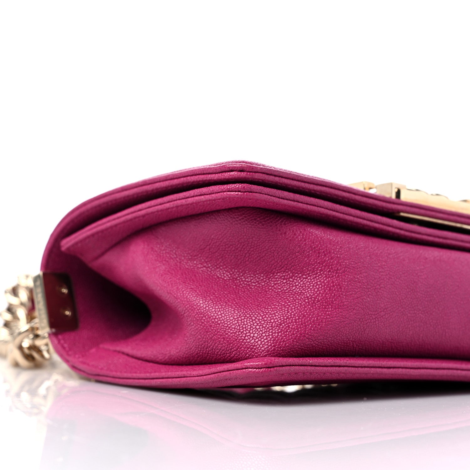 Chanel Caviar Quilted Small Boy Flap Fuchsia 8 of 11
