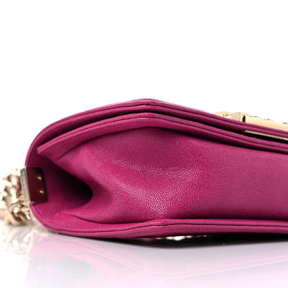 Chanel Caviar Quilted Small Boy Flap Fuchsia 8 of 11