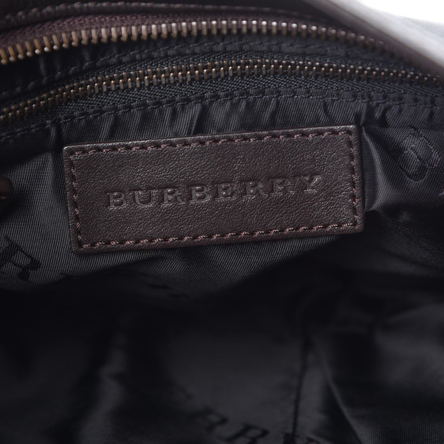 Burberry Calfskin Studded Medium Alverton Hobo Chocolate 6 of 8