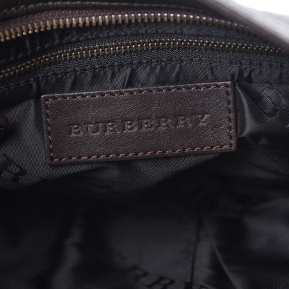 Burberry Calfskin Studded Medium Alverton Hobo Chocolate 6 of 8