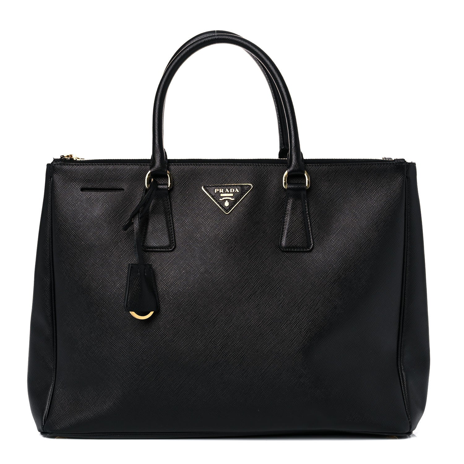 Prada Saffiano Large Galleria Double Zip Tote Black 1 of 11