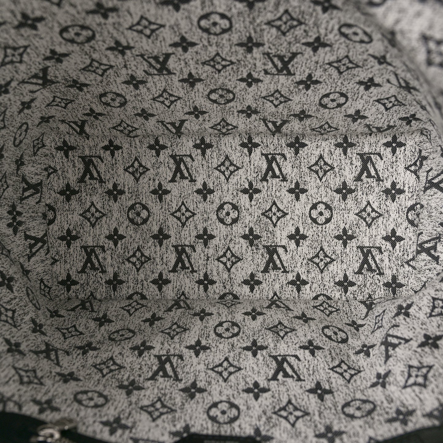 LOUIS VUITTON Denim Monogram Jacquard Neverfull MM Grey
