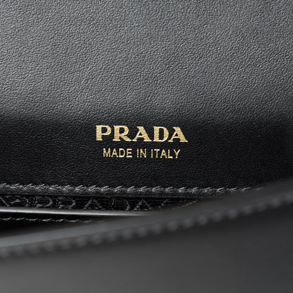 Prada Saffiano City Calf Cahier Belt Bag Black 7 of 11