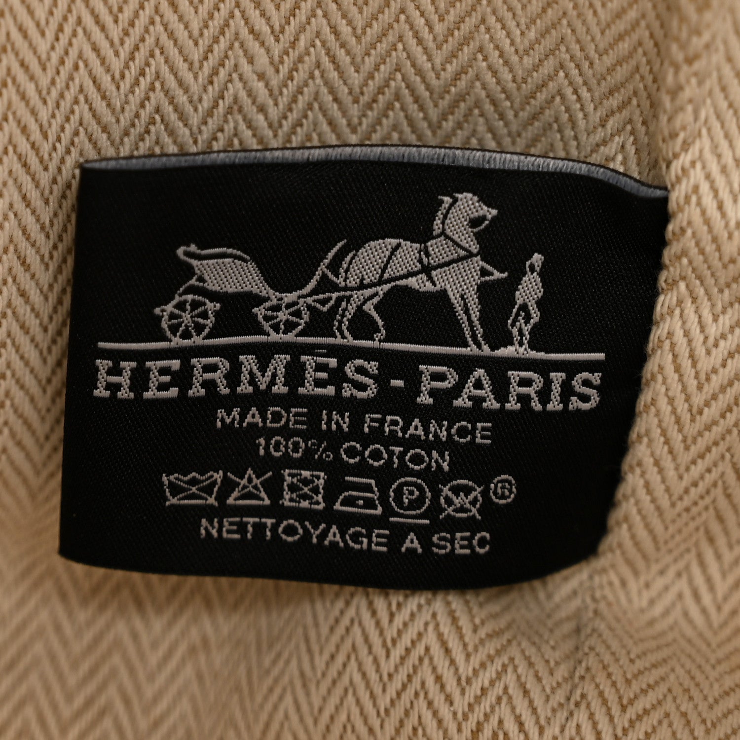 Hermes Canvas Large Bride-A-Brac Pouch Marine 6 of 9