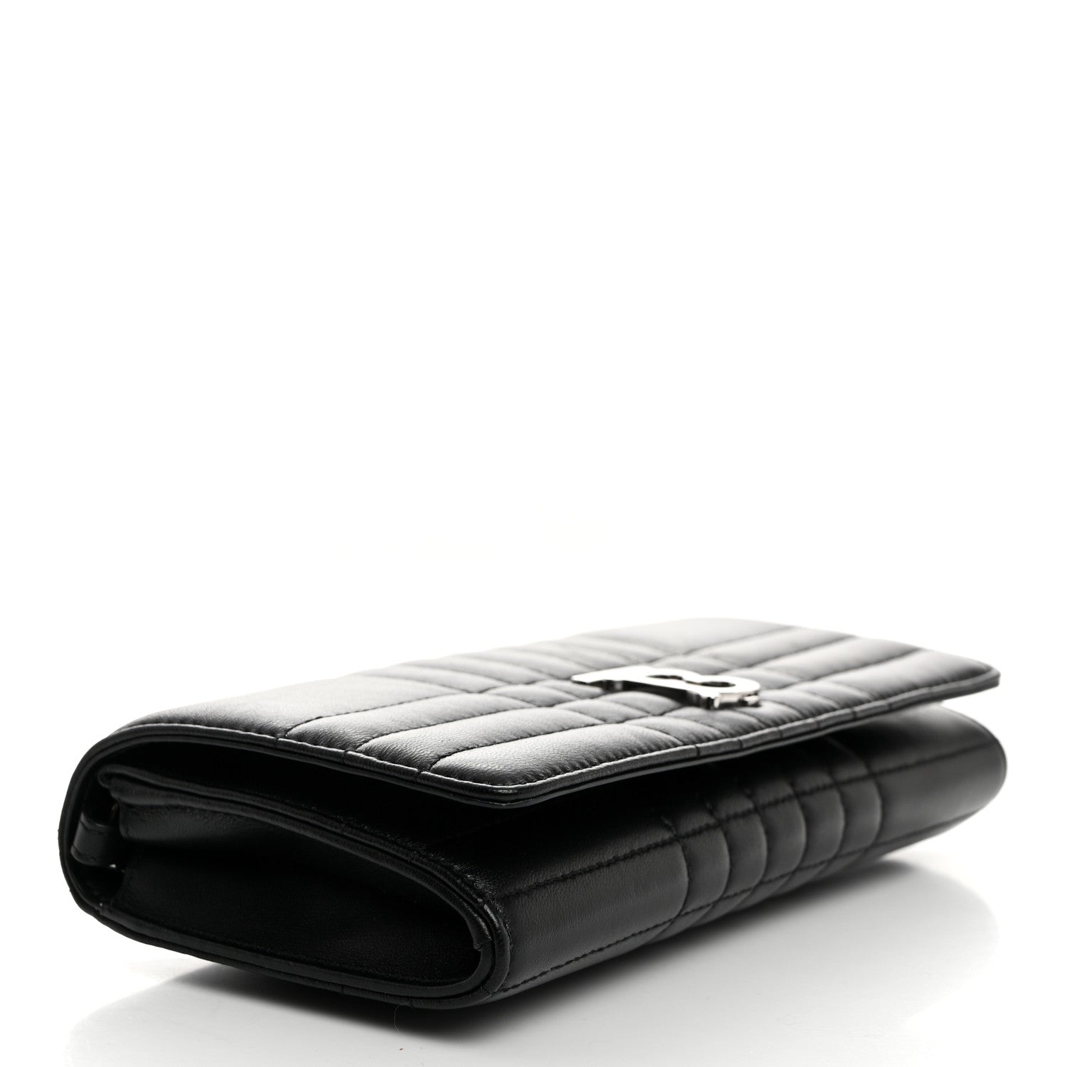 Burberry Lambskin Quilted Lola Chain Wallet Black 4 of 10