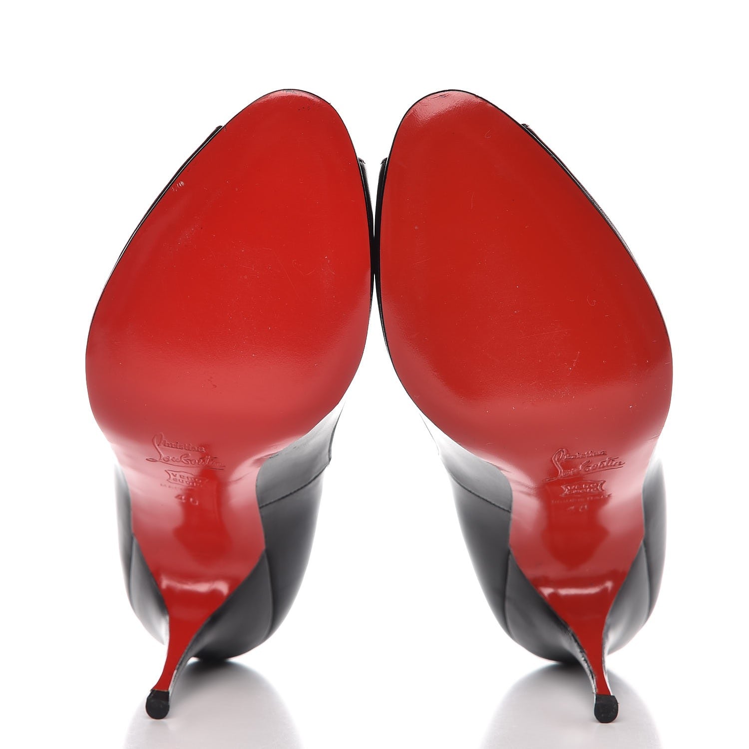 Christian Louboutin Kid Mater Claude 85 Pumps 40 Black 6 of 10