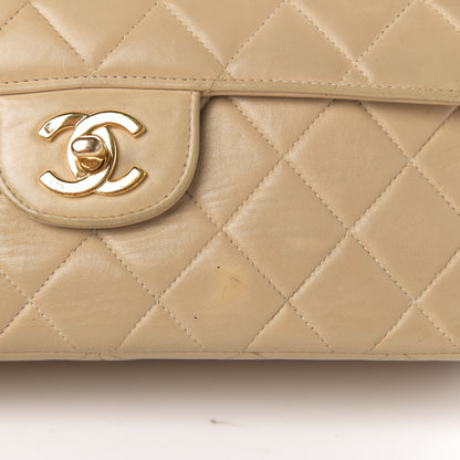 Chanel Lambskin Quilted Medium Double Sided Flap Beige 23 of 26