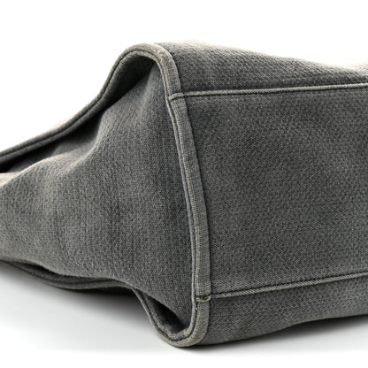 Chanel Canvas Medium Deauville Tote Grey 9 of 10