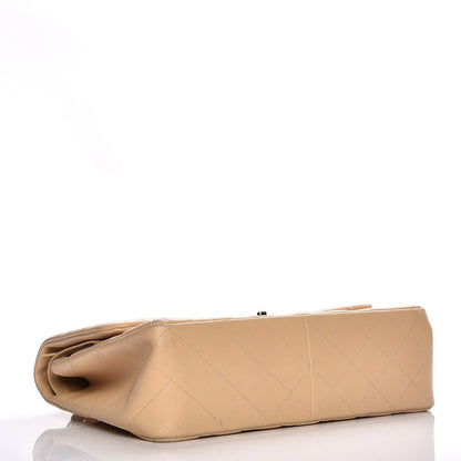 Chanel Lambskin Quilted Jumbo Double Flap Beige 8 of 14