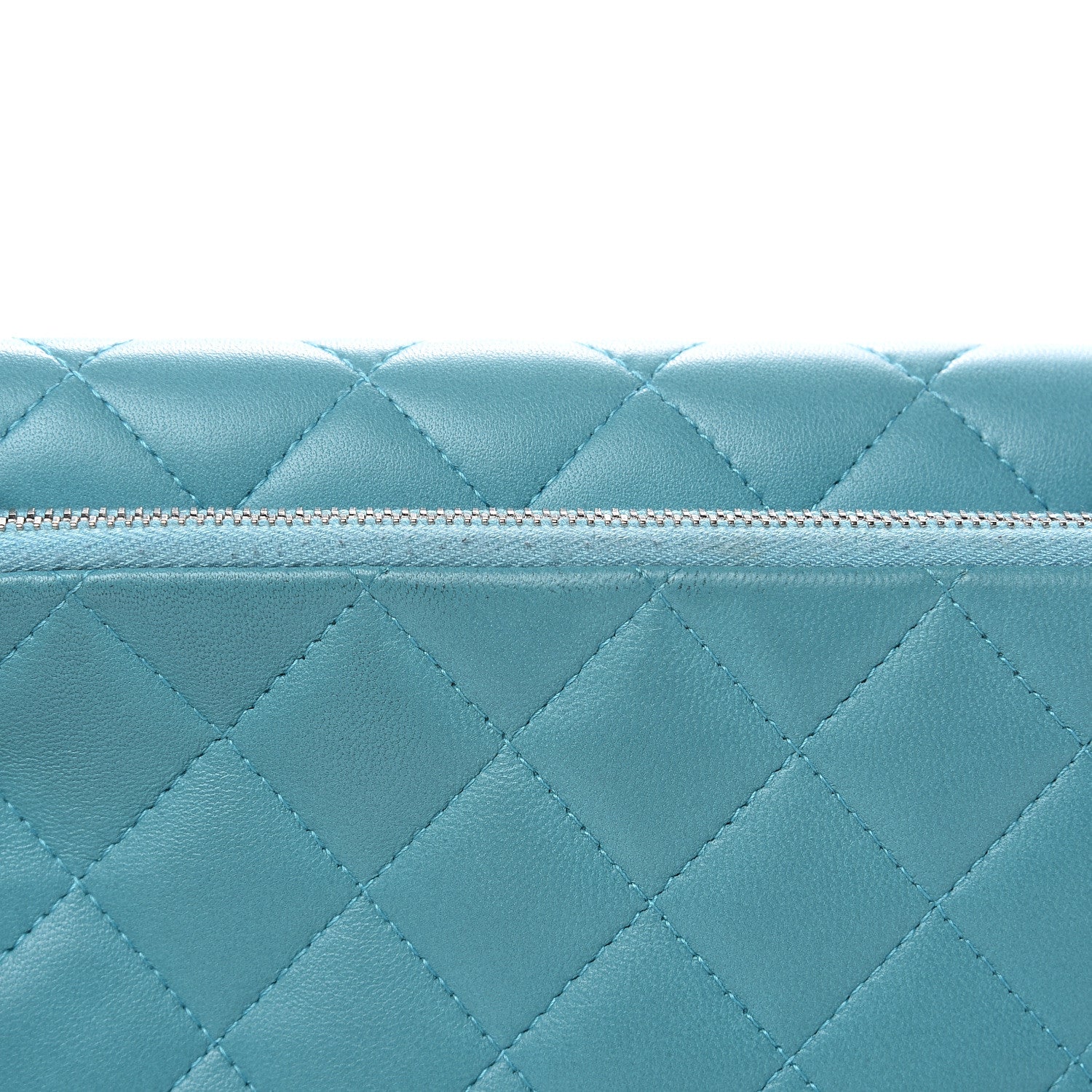 Chanel Lambskin Quilted Mini Flap Crossbody Bag Turquoise 12 of 16