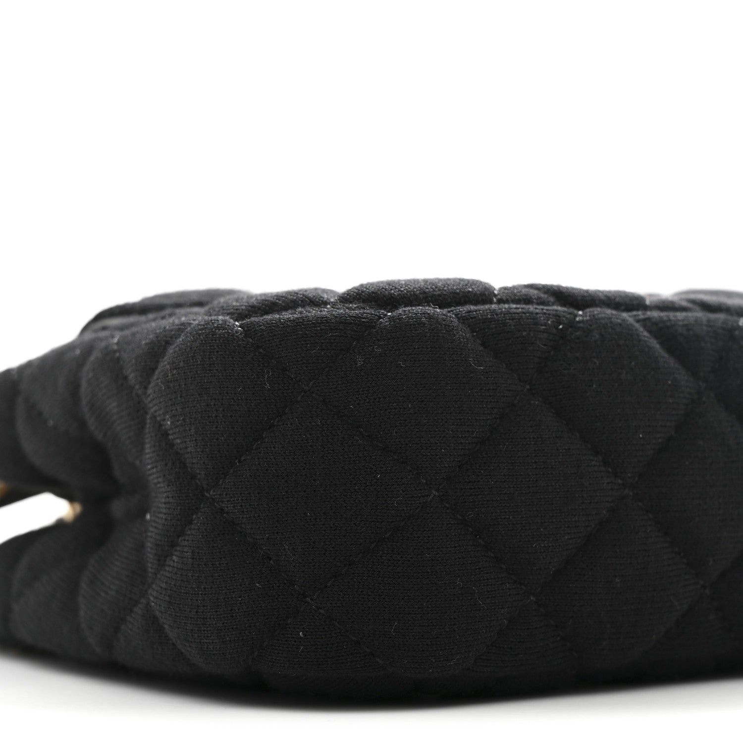 Chanel Jersey Quilted Small Wavy CC Hobo Black 9 of 11