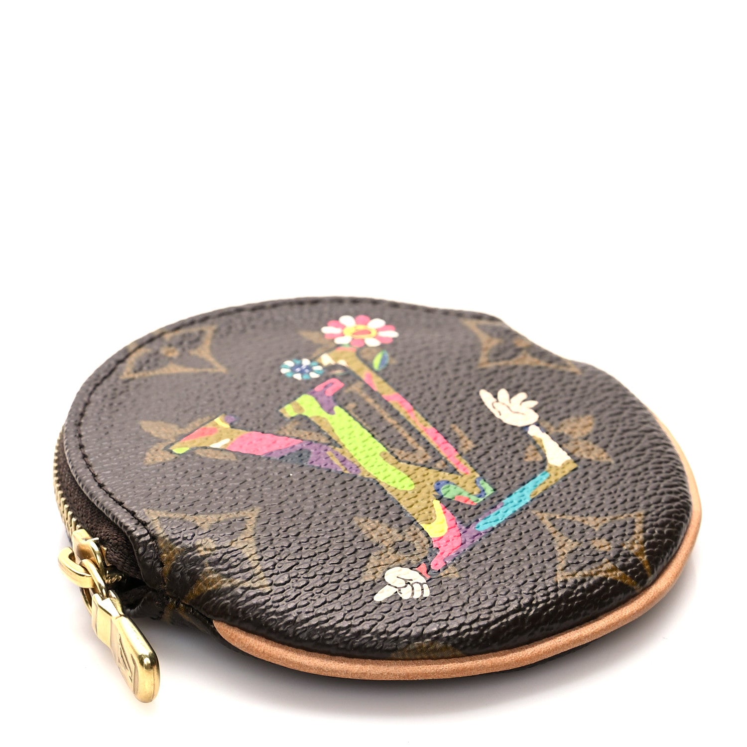 Louis Vuitton Monogram MOCA Round Coin Purse 4 of 7