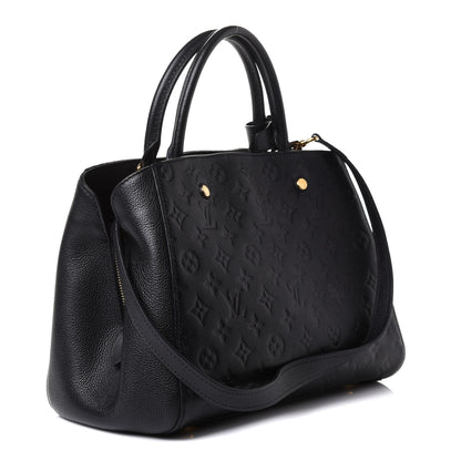 Louis Vuitton Empreinte Montaigne MM Black 3 of 10