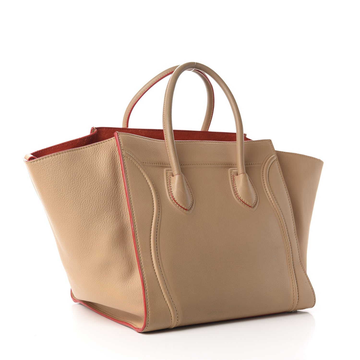 Celine Supple Calfskin Medium Phantom Luggage Camel 3 of 11