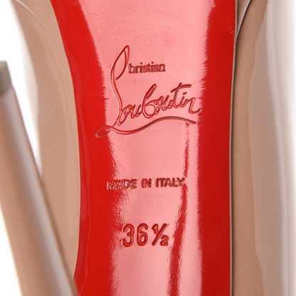 Christian Louboutin Patent New Simple 120 Pumps 36.5 Nude 7 of 8