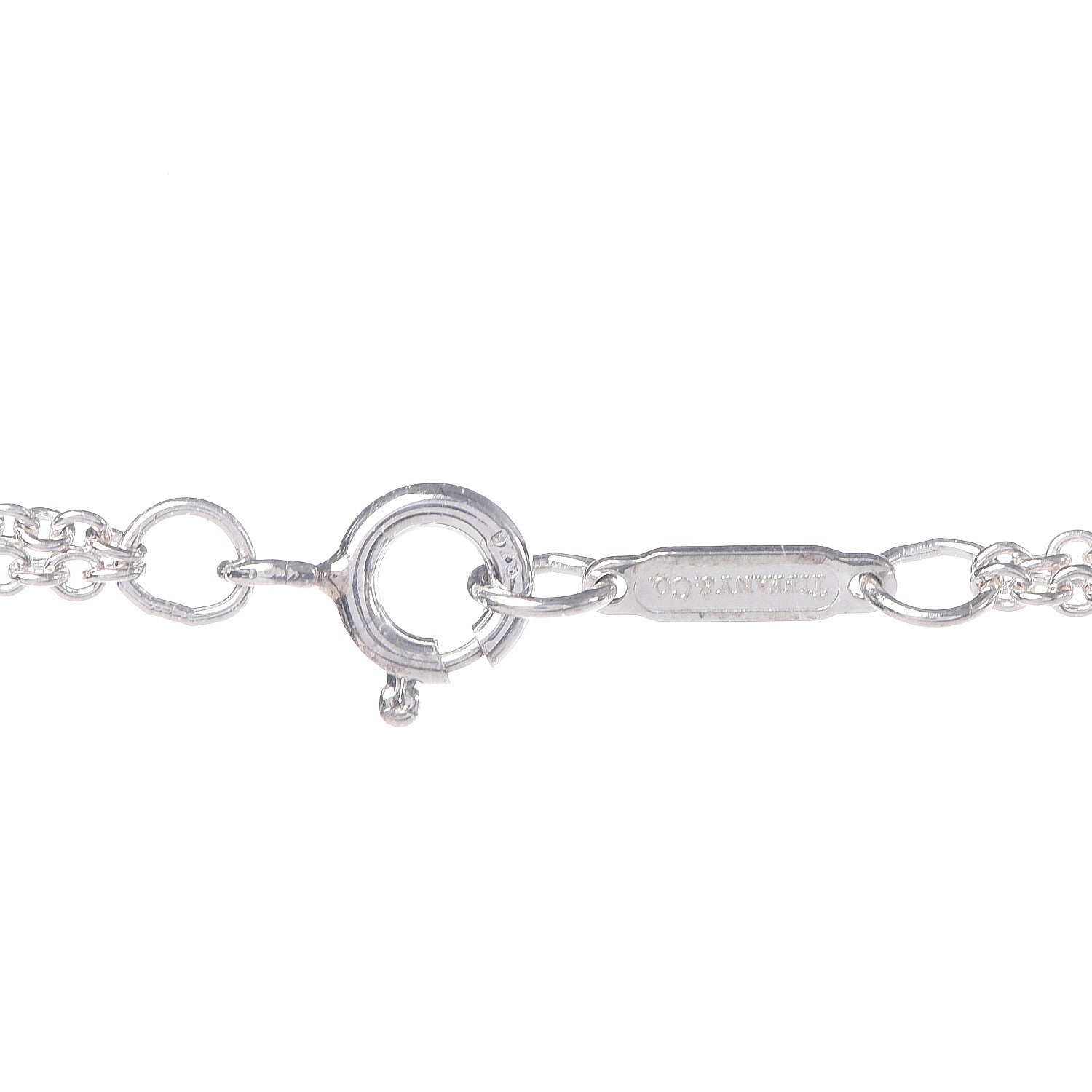 Tiffany Sterling Silver Figure 8 Pendant Necklace 5 of 5