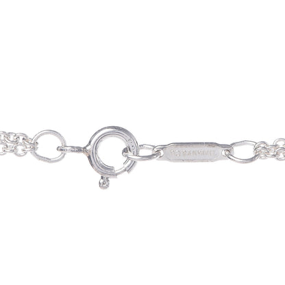 Tiffany Sterling Silver Figure 8 Pendant Necklace 5 of 5