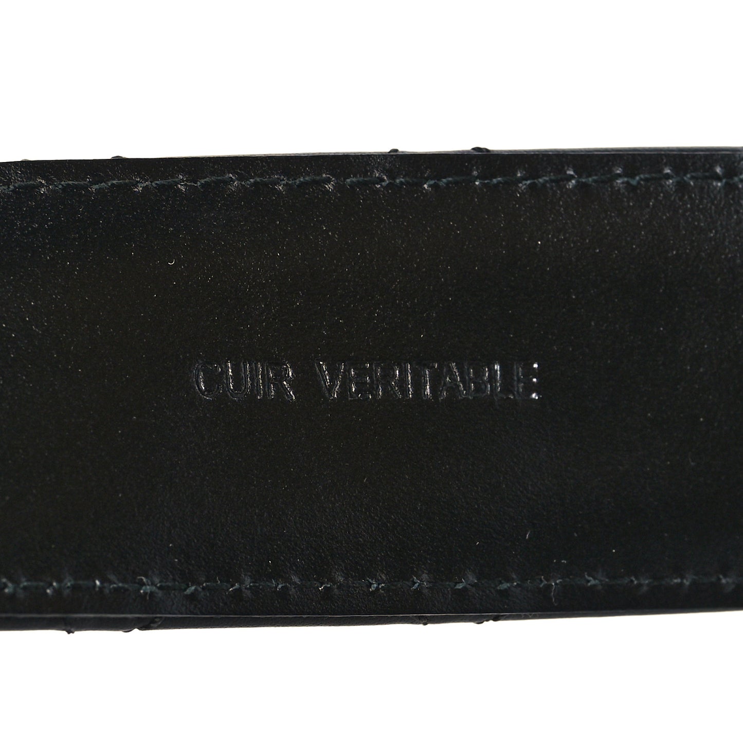 Lambskin Quilted CC Chain Belt 75 30 Black
