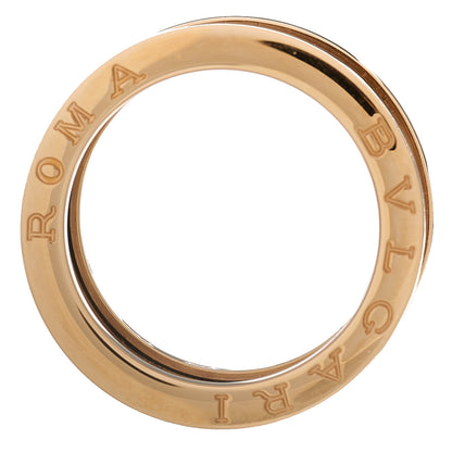 Bulgari 18K Rose Gold Bronze Cermet B.Zero1 Roma Four-Band Ring 59 8.75 4 of 6