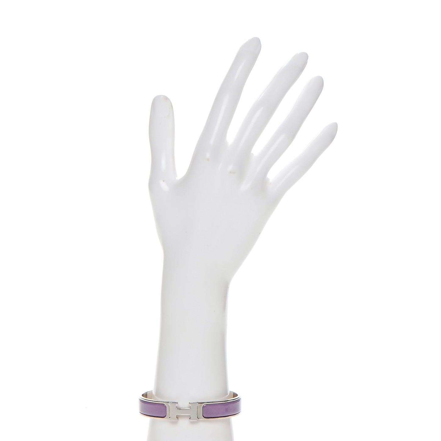 Enamel Narrow Clic Clac H Bracelet PM Mauve