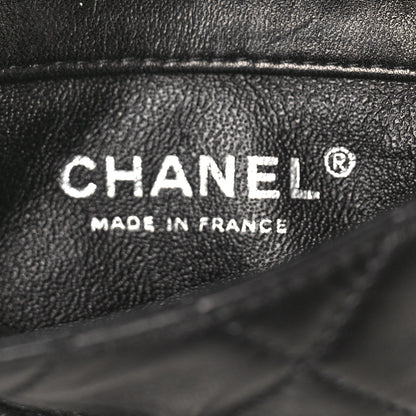 Chanel Lambskin Quilted Mineral Nights Flap Wristlet Black 6 of 10