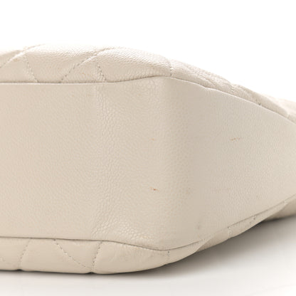 Chanel Caviar Quilted Timeless CC Soft Tote Off White 6 of 16