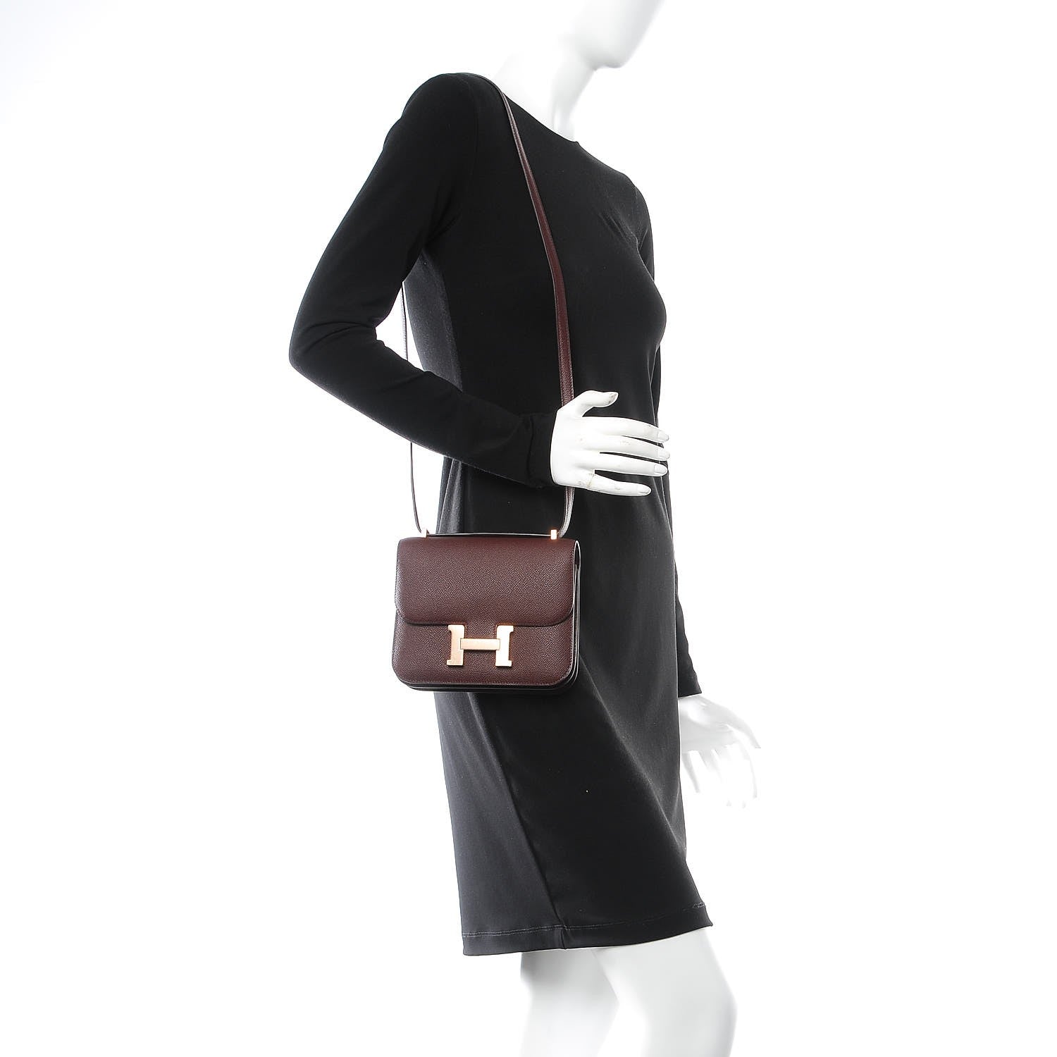 Hermes Epsom Constance 18 Bordeaux 2 of 9