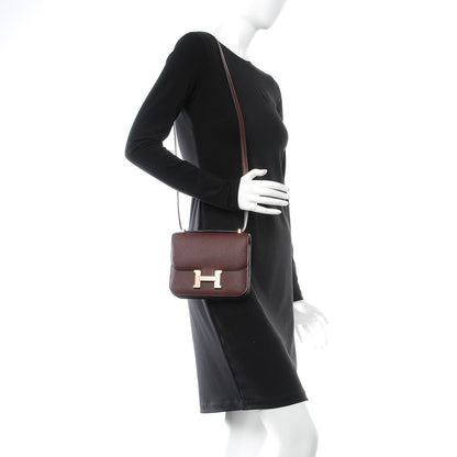 Hermes Epsom Constance 18 Bordeaux 2 of 9