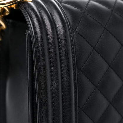 Chanel Calfskin Quilted New Medium Boy Flap Black 15 of 15