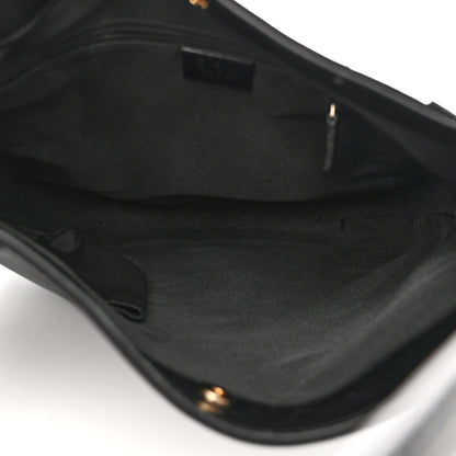 Gucci Canvas Signature Hobo Shoulder Bag Black 5 of 10