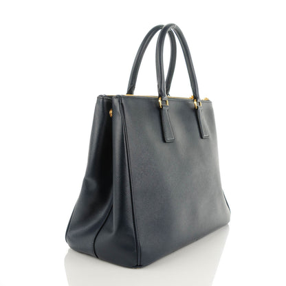 Prada Saffiano Large Galleria Double Zip Tote Baltico 3 of 10