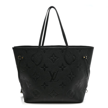 Louis Vuitton Empreinte Monogram Giant Neverfull MM Black 1 of 10