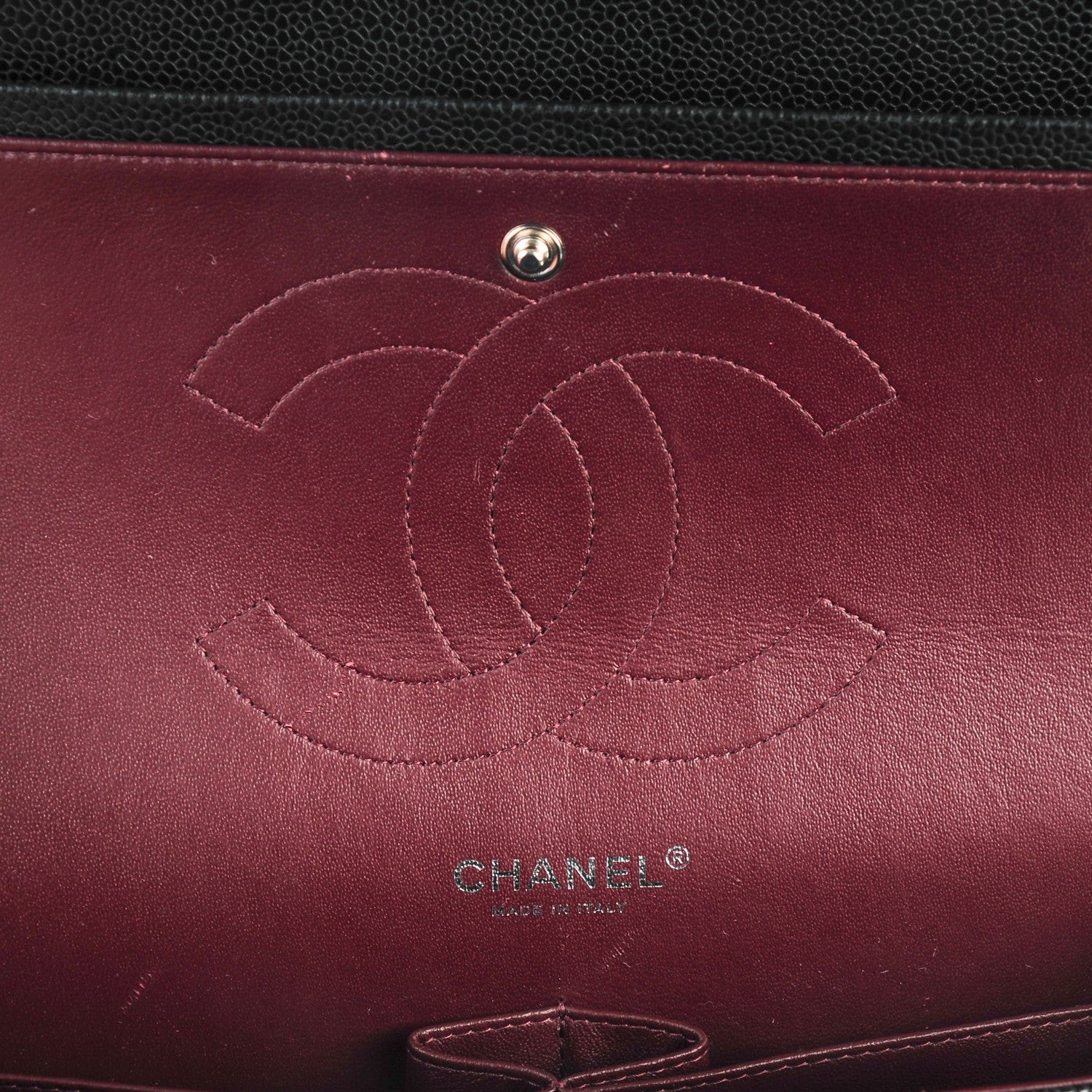 Chanel Caviar Quilted Jumbo Double Flap Black 7 of 8