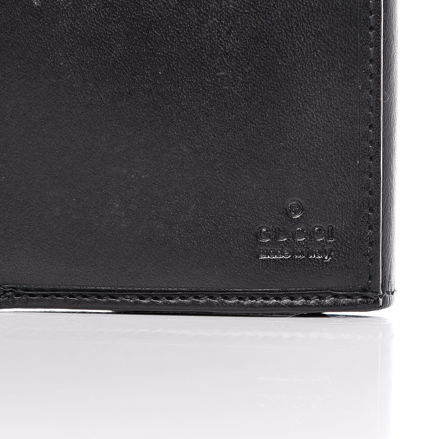 Denim Calfskin Monogram Blake Continental Wallet Black