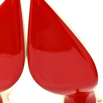 Christian Louboutin Patent PVC Specchio Cosmo 554 100 Pumps 36.5 Snow 8 of 15